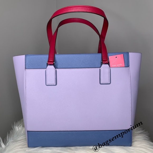 Kate Spade Large Leather Laptop Tote / Wallet Set - Picture 6 of 12